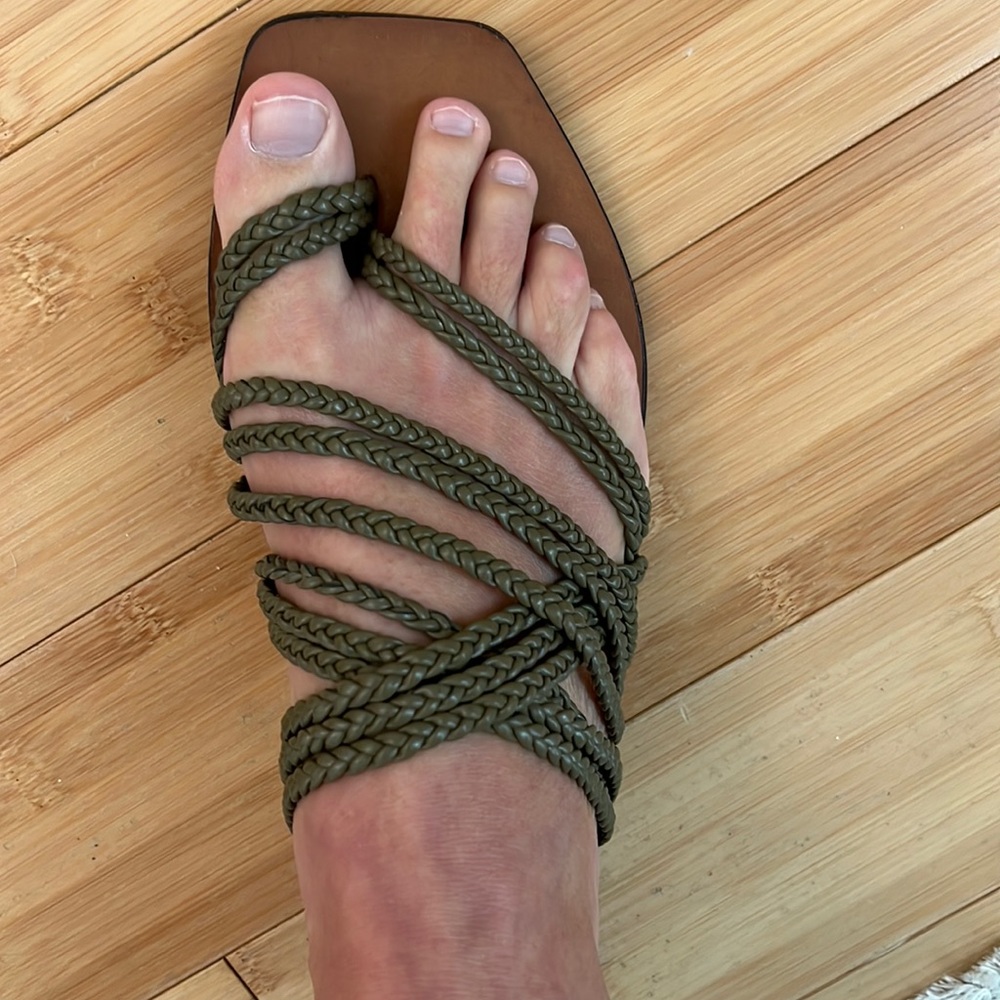 Zara sandals. Size 39. Fits like a size 8-8.5